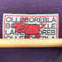 アルベロベロ OLLEBOREBLA オレボレブラ ブタさん お歌 ビジュー装飾 カーブデザイン 異素材切替 スリット シアーシャツチュニック  レディース